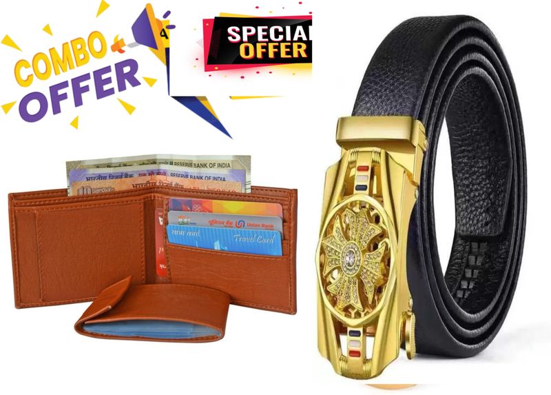 TPM Wallet & Belt Combo (Multicolor)
