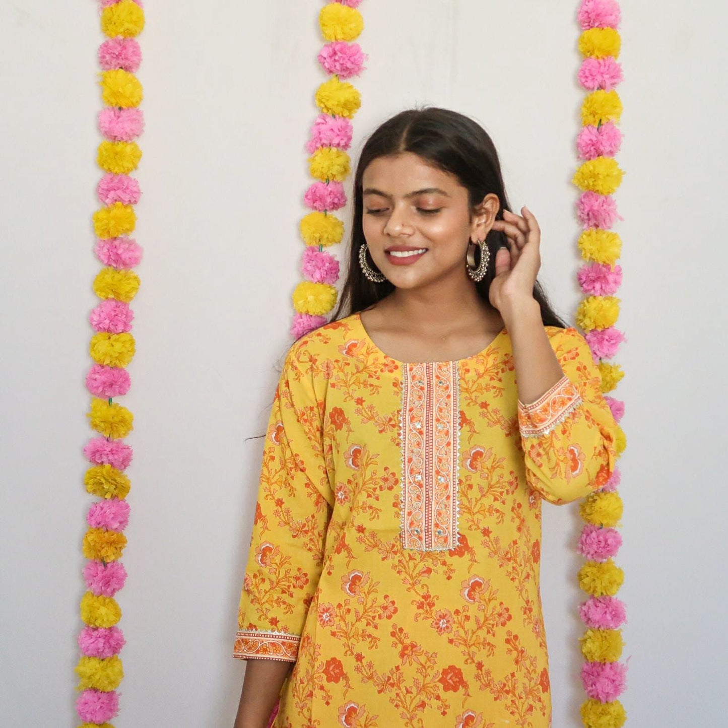 SALE: Sunflower Orange Suit Set