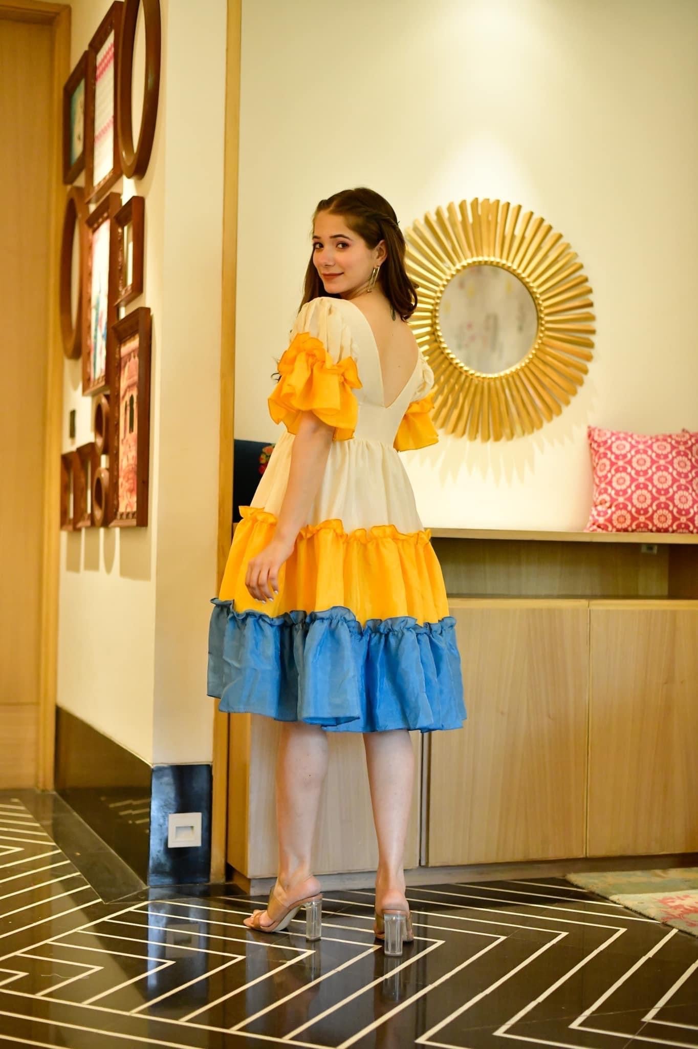 Rutvi tiered dress